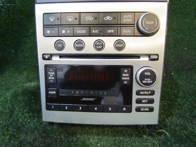 2005 Infiniti G35 Coupe Radio Assy w/Cubby & Mount 28185 AC705