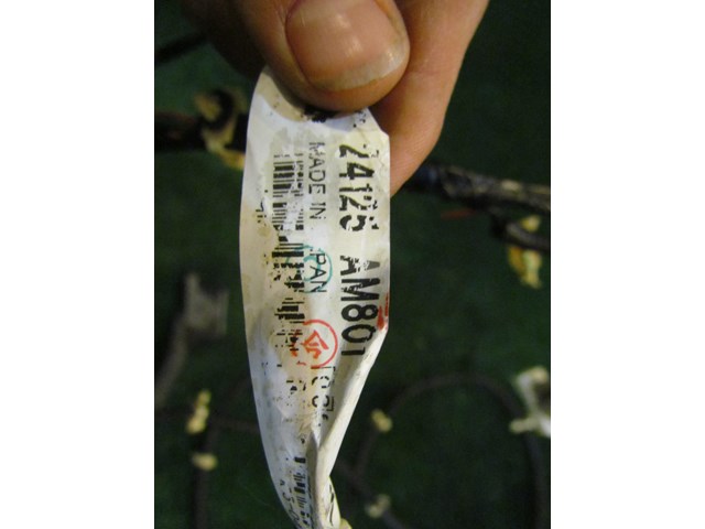 2005 Infiniti G35 Coupe RH Door Wiring 24125 AM801-See Details