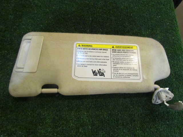 2005 Infiniti G35 Coupe Driver Sun Visor-Some Discoloration