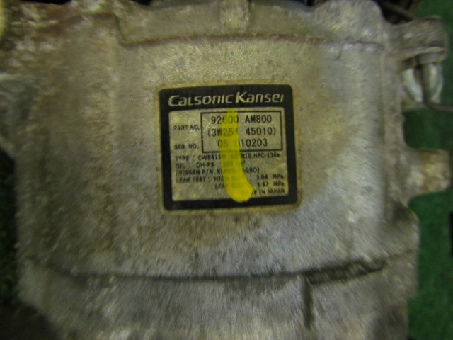 2005 Infiniti G35 Coupe Rev Up AC Compressor 92600 AM800