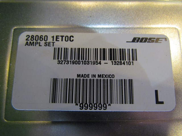 2014 Nissan 370z Bose Amplifier 28060 1ET0C