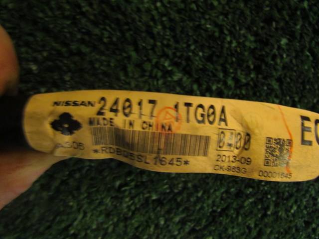 2014 Nissan 370z Nismo RH Body Wire Harness 24017 1TG0A