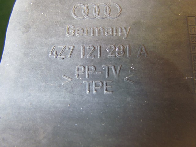 2005 Audi Allroad LH Driver Radiator Air Duct 4Z7 121 281 A