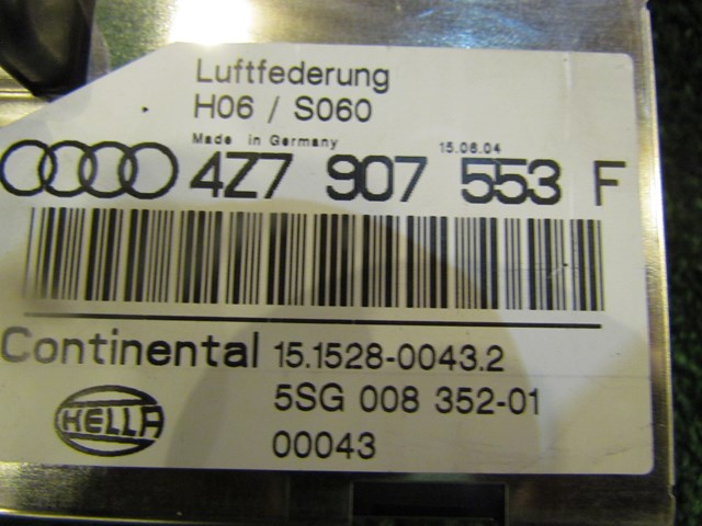 2005 Audi Allroad Air Suspension Module 4Z7 907 553 F