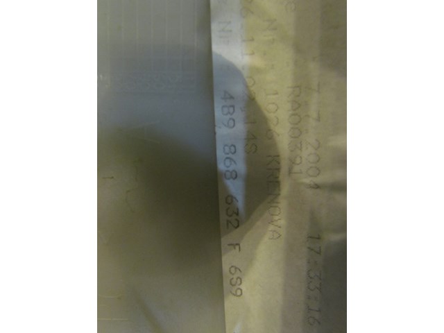 2005 Audi Allroad RH Upper C Pillar Trim 4B9 868 632