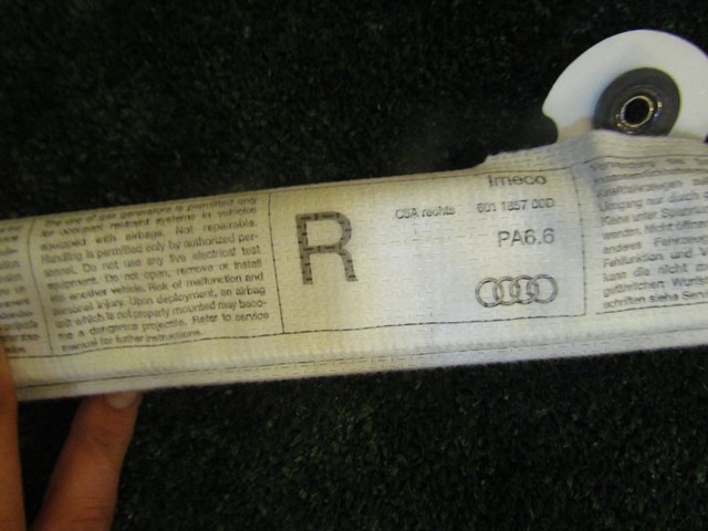 2005 Audi Allroad RH Passenger Curtain Air Bag