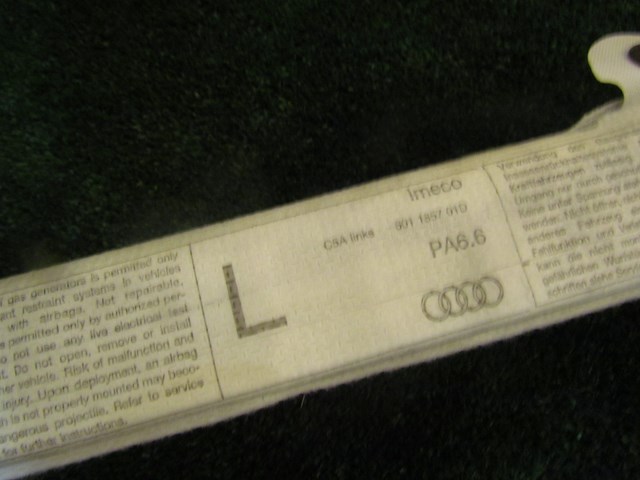 2005 Audi Allroad LH Driver Curtain Air Bag