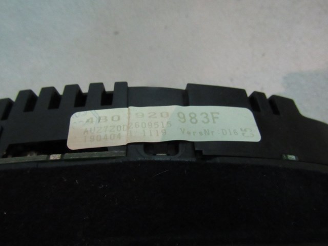 2005 Audi Allroad 4.2 V8 Speedometer 140749 Miles 4B0 920 983F 