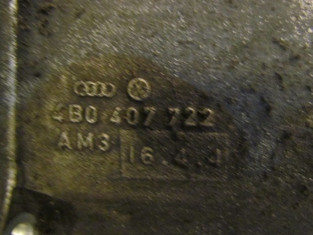 2005 Audi Allroad 4.2 Front RH Axle Shield 4B0 407 722