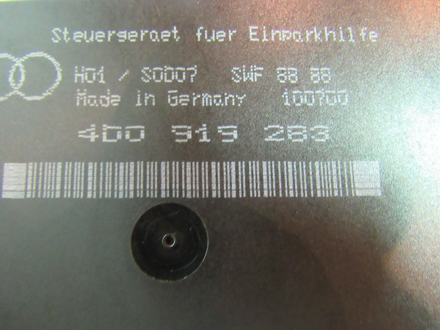 2001 Audi A8L D2 Park Assist Control Module 4D0 919 283
