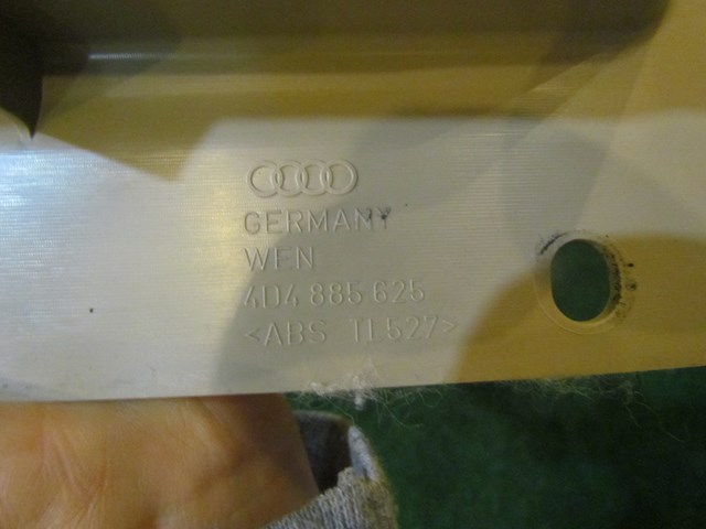2001 Audi A8L D2 Trunk Pass Through Moulding 4D4 885 625