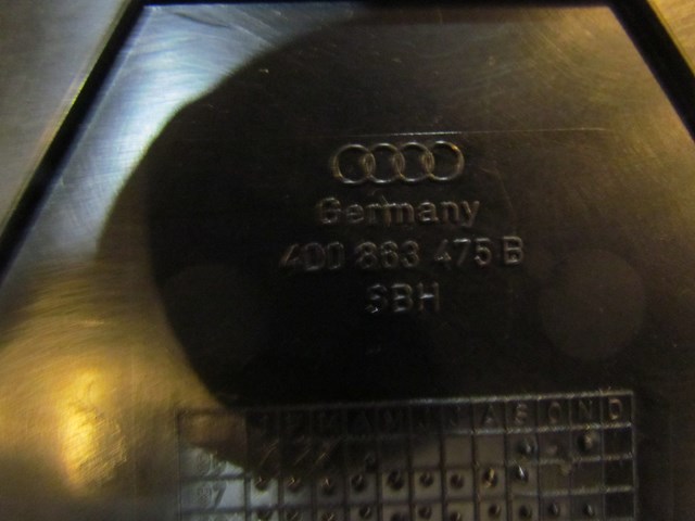 2001 Audi A8L LH Trunk Access Panel 4D0 863 475 B