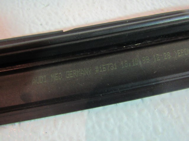 2001 Audi A8L D2 Rear RH Door Seal On Chrome Trim