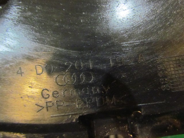 2001 Audi A8L D2 Rear LH Driver Cover 4D0 201 192 A