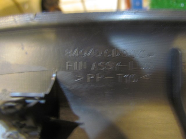 2005 Nissan 350z Rear RH Hatch Finisher Trim 84940 CD000