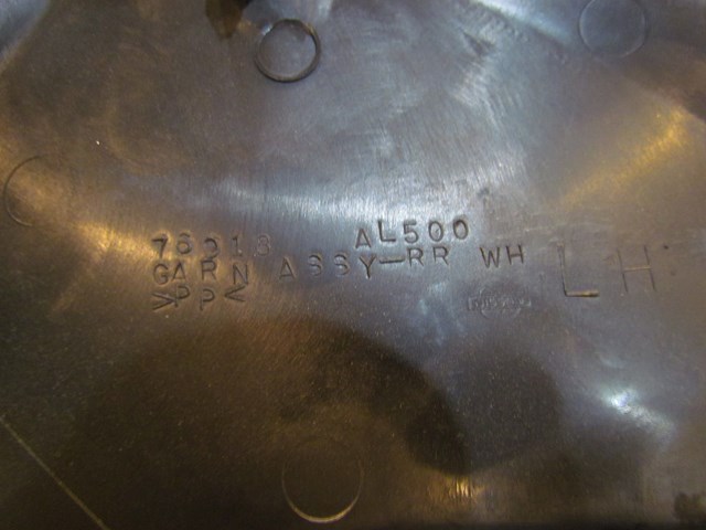 2005 Infiniti G35x Sedan LH Driver Rear Seat Finisher Trim 