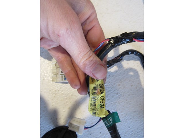 2006 Nissan 350z RH Passenger Door Wiring 24124 CF50A