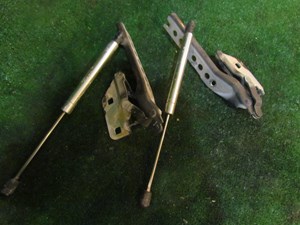 2004 Audi A8L Hood Hinges & Strut Set