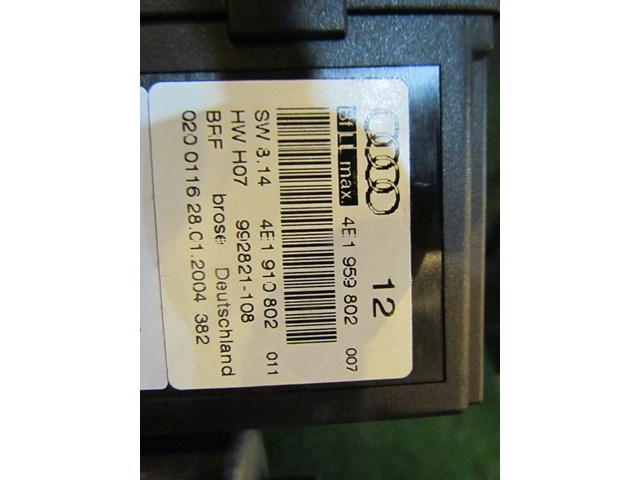 2004 Audi A8L D3 Front RH Power Window Motor 4E1 959 802