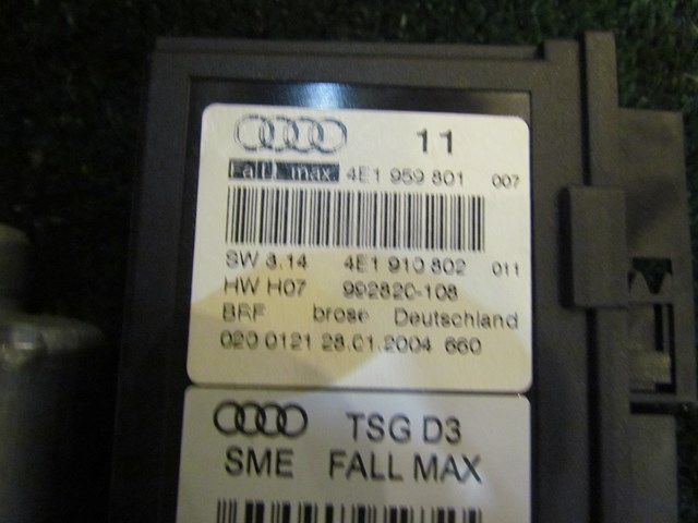 2004 Audi A8L D3 Front LH Driver Window Motor 4E1 959 801