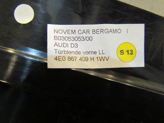 2004 Audi A8L D3 Front LH Driver Door Trim-See Details