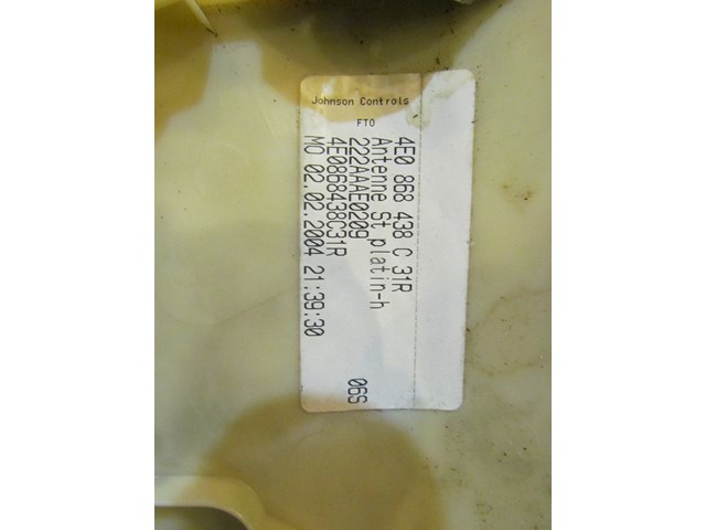 2004 Audi A8L Rear Roof Trim Panel 4E0 868 438 C