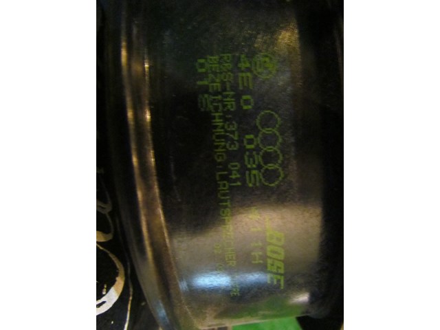 2004 Audi A8L D3 Rear LH Driver Door Speaker 4E0 035 411