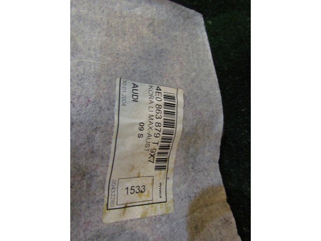 2004 Audi A8L D3 LH Driver Rear Trunk Moulding