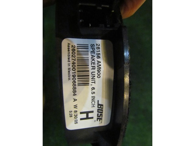 2006 Infiniti M35 Rear Door Speaker 28156 AM900