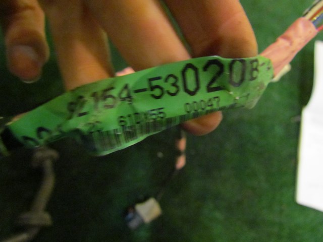 2002 Lexus IS300 Rear LH Driver Door Wiring 82154 530220