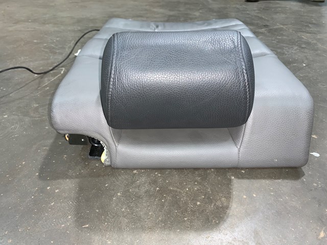 2005 Audi Allroad Rear LH Driver Leather Seat Back Grey/Black OEM