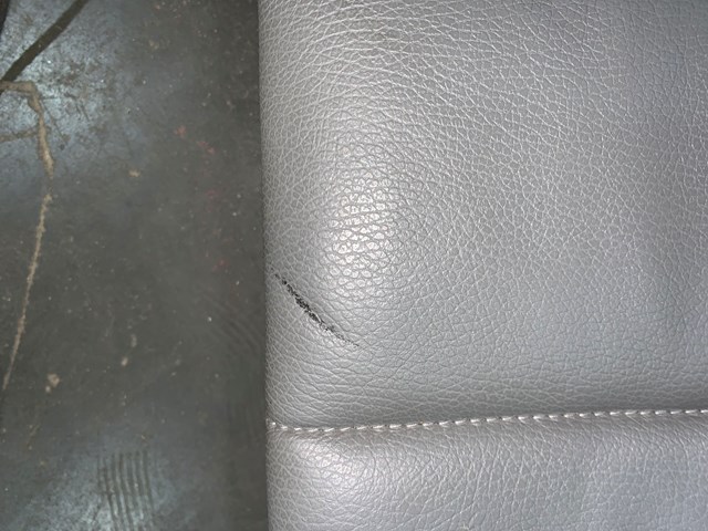 2005 Audi Allroad Rear LH Driver Leather Seat Back Grey/Black OEM