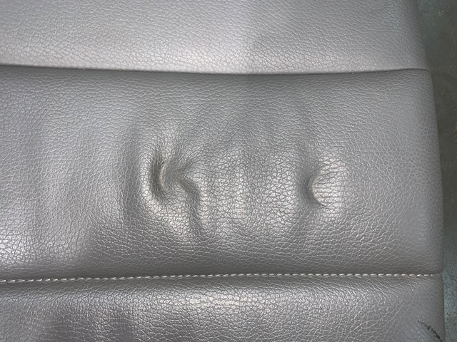 2005 Audi Allroad Rear LH Driver Leather Seat Back Grey/Black OEM