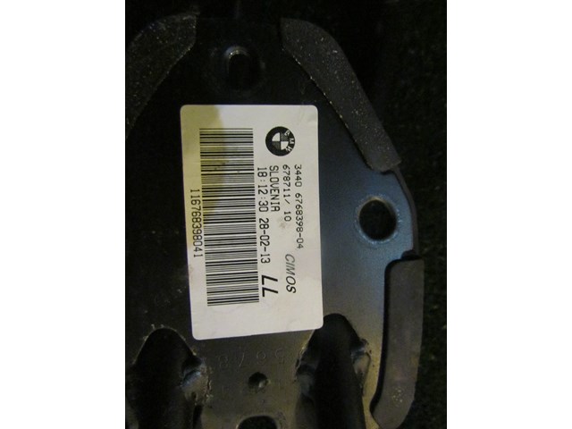 2013 BMW 128i Parking Brake Guide & Cables 3340 6768398 - 04