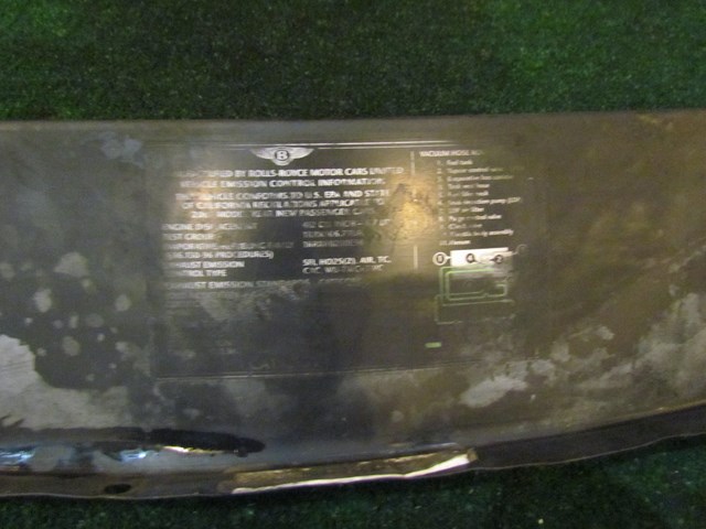 2001 Bentley Arnage Radiator Support (SEE DESCRIPTION)