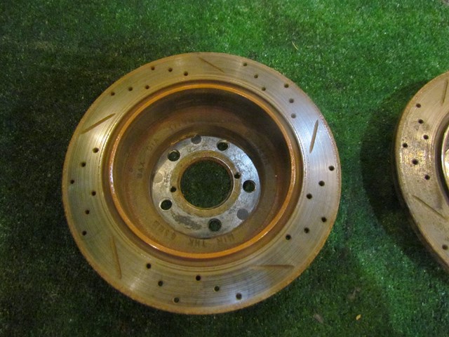 2003 Subaru Impreza WRX Rear Drilled & Slotted Brake Rotors