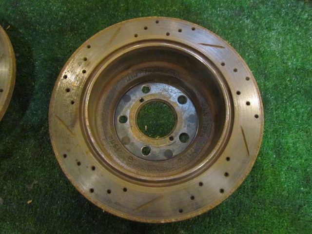 2003 Subaru Impreza WRX Rear Drilled & Slotted Brake Rotors