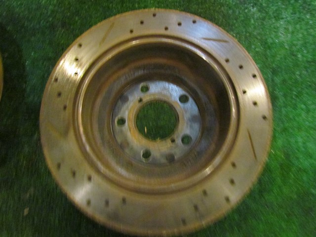 2003 Subaru Impreza WRX Rear Drilled & Slotted Brake Rotors