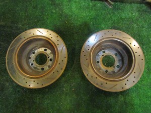 2003 Subaru Impreza WRX Rear Drilled & Slotted Brake Rotors