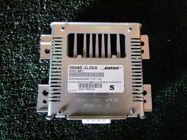 2008 Infiniti G37 Coupe Bose Amplifier 28060JL00A