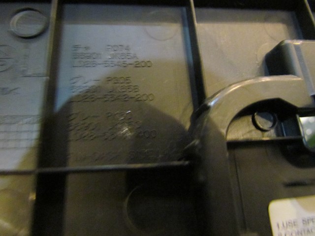 2008 Infiniti G37 Coupe LH Driver Lower Kick Panel 66901JK65A