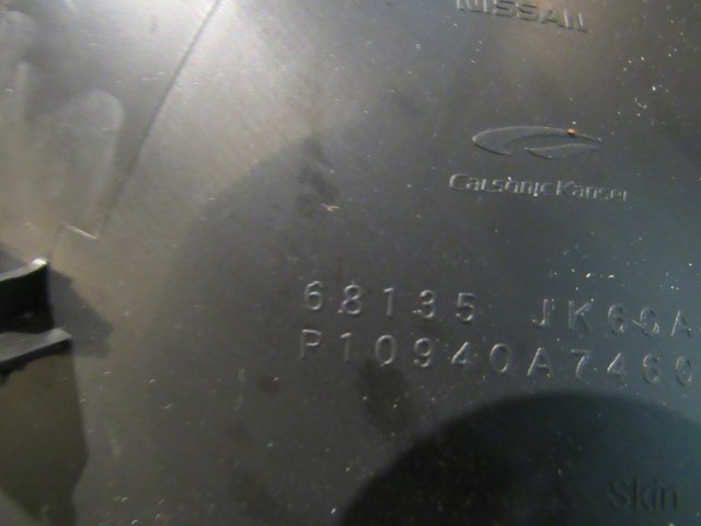 2008-2012 Infiniti G37  Sedan Coupe LH  Lower Kick Panel 68135 JK60A