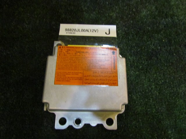 2008 Infiniti G37 Coupe Air Bag Module 98820JL00A-Needs Reset