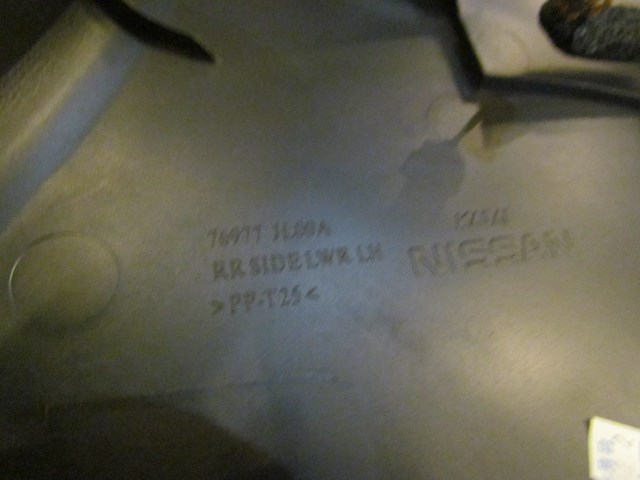 2008 Infiniti G37 Coupe LH Quarter Trim Panel 76977 JL00A