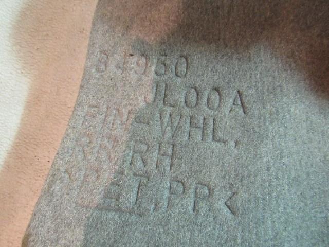  Infiniti G37 Coupe RH Trunk Quarter Carpet 84950 JL00A