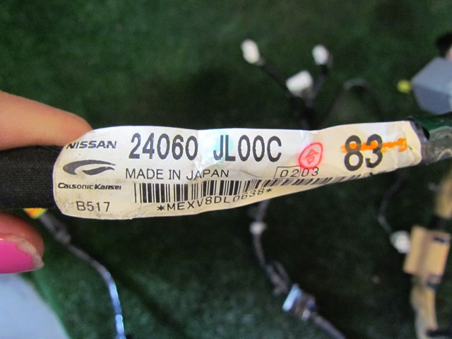 2008 Infiniti G37 Coupe Body Wire Harness 24017 JL00A