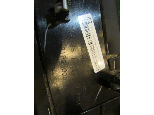 2012 Infiniti M37x Center Console LH Lower Trim 68135 1MA0A