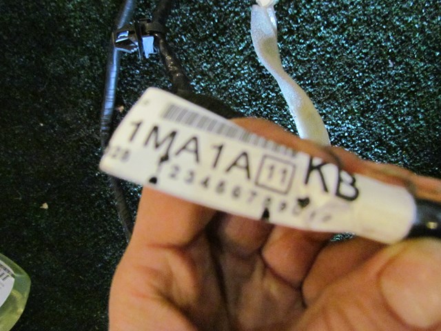 2012 Infiniti M37x Rear LH Driver Door Wiring 24127 1MA1A