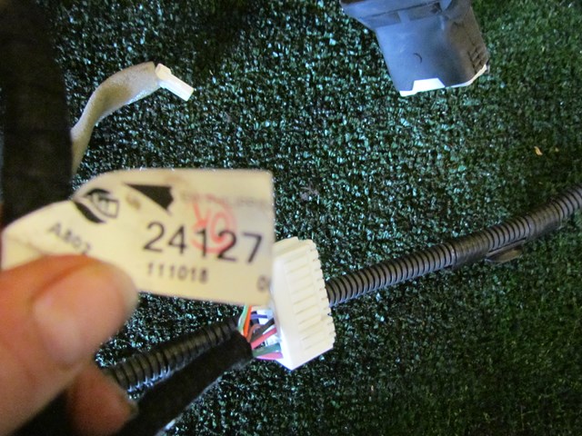 2012 Infiniti M37x Rear LH Driver Door Wiring 24127 1MA1A