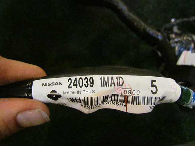 2012 Infiniti M37x Navigation Sub Harness 24039 1MA1D
